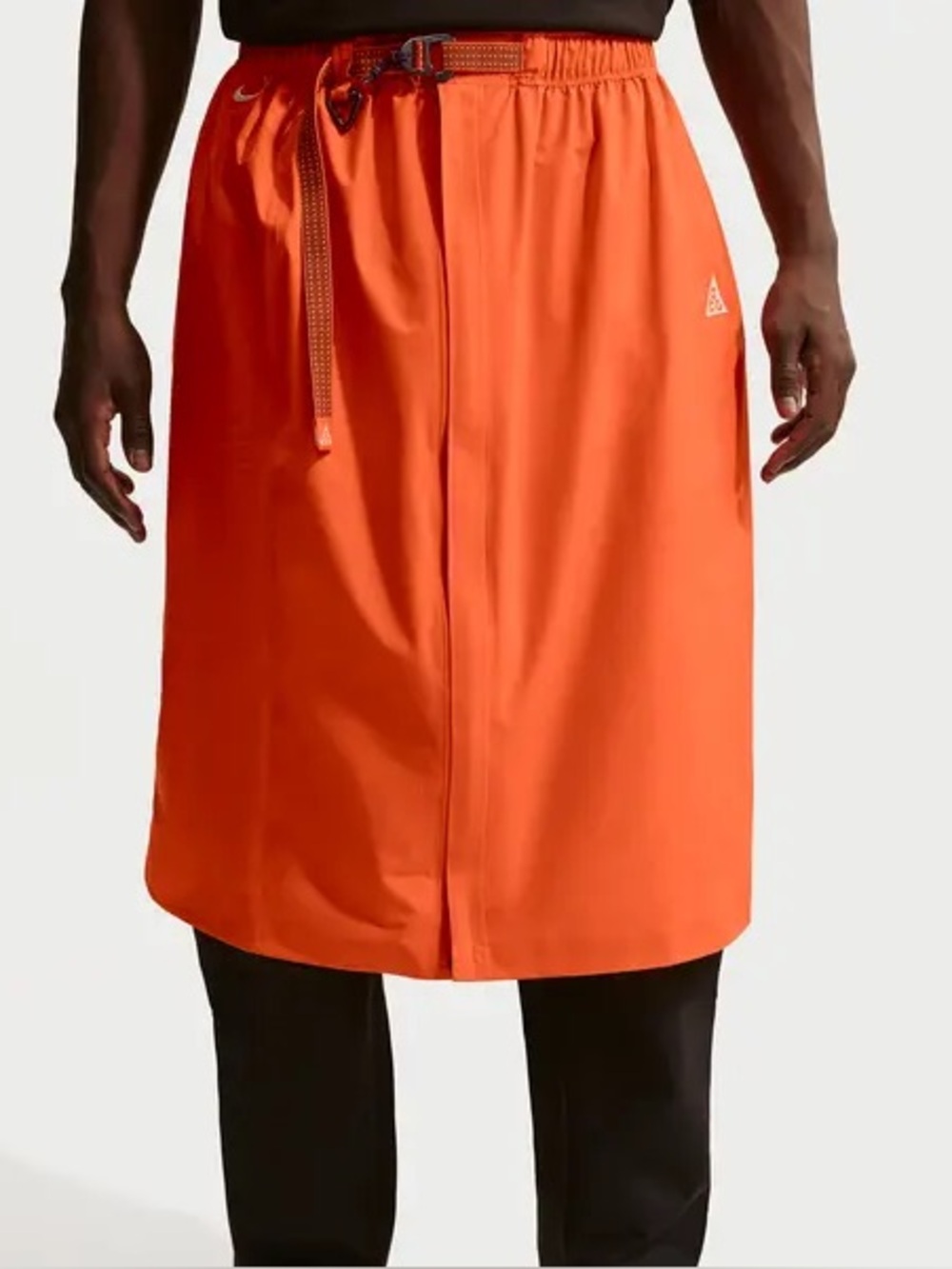 Nike ACG Morpho Storm-FIT ADV Zip Skirt Orange size XL